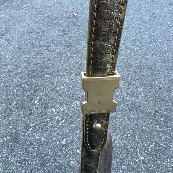 Botiker Valentina Envelope Crossbody Purse Metallic Brushed Python Embossed Bag - Picture 6 of 16